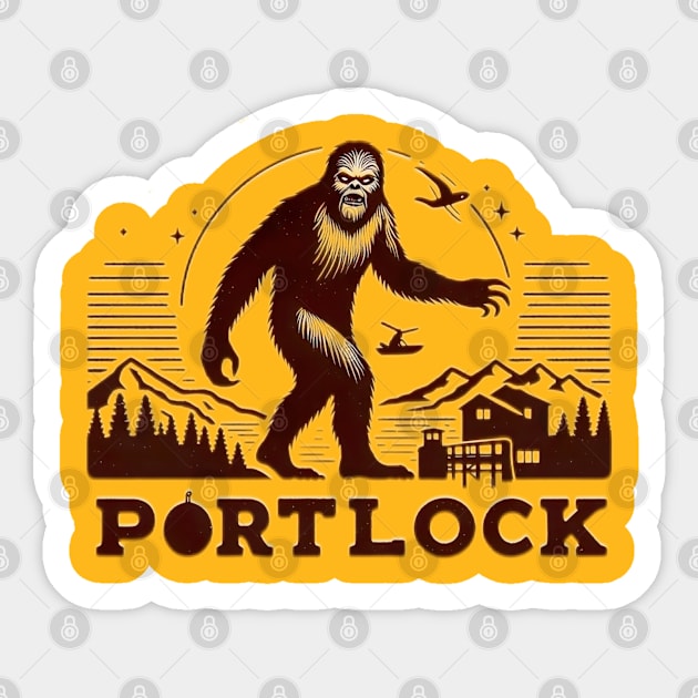 Portlock Sasquatch Sticker by Dead Galaxy